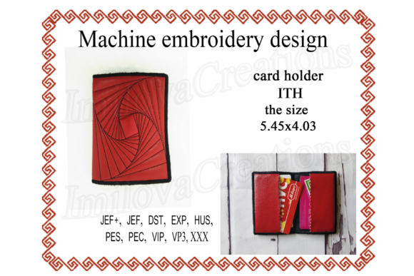 Card Case - in the Hoop: A Versatile Embroidery Design