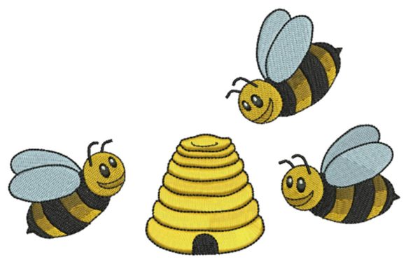 Charming Sweet Bees for Boutique Apparel