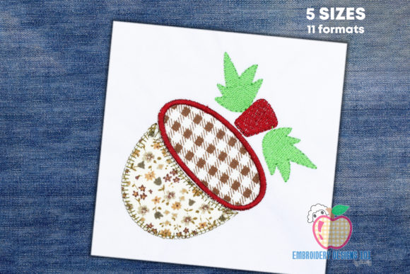 Fresh Acorn Applique: A Charming Addition to Your Embroidery