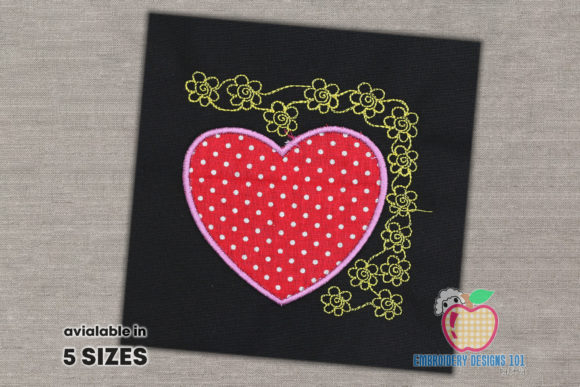 Heart Argyle Pattern Applique for Creative Projects