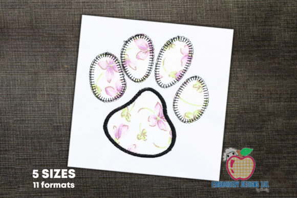 Review: Dog Paw Print Applique Design