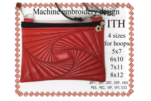 Zippered Bag - in the Hoop: A Versatile Design